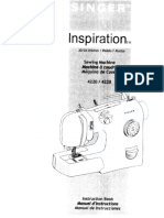 Singer 4220/4228 Sewing Machine Instruction Manual