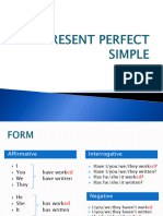 present perfect