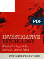 Psicologia Investigativa Livro Canter