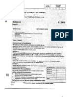 SCIENCE P1 Physics 2016 - 2022 SC & GCE 2