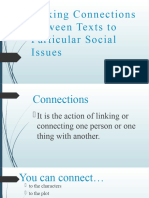 Making Connections Between Texts To Particular Social Issues 2