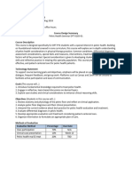 Course Design Summary Pelvic Health Seminar Final