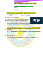 Experiencia de Aprendizaje N°08 - Ciclo Vi - 1ero y 2do - Ept - 00001