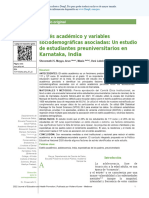 Estrés Académico y Variables Sociodemográficas Asociadas Un Estudio de Estudiantes Preuniversitarios EnIndia Es-ES