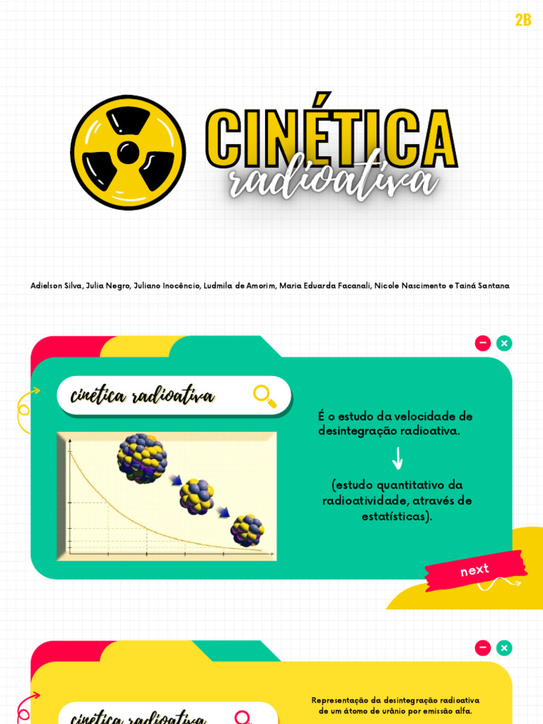 Cinética Radioativa | PDF | Radioatividade | Natureza