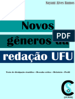 EBOOK - Novos Gêneros Da Redação UFU