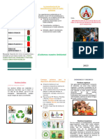 Triptico - Implementación de Un Plan de Reciclaje