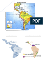 Mapa Físico de América Latina