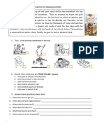 Simple Present - Reading Comprehension