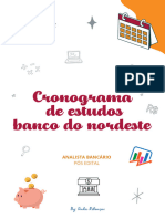 Cronograma Semanal Banco Do Nordeste