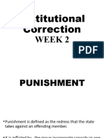 Institutional Corrections Lectures
