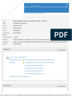 Administração do Cliente - ATIVIDADE TELEAULA II