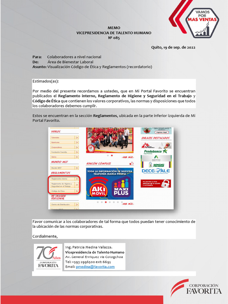 Memo 1 | PDF