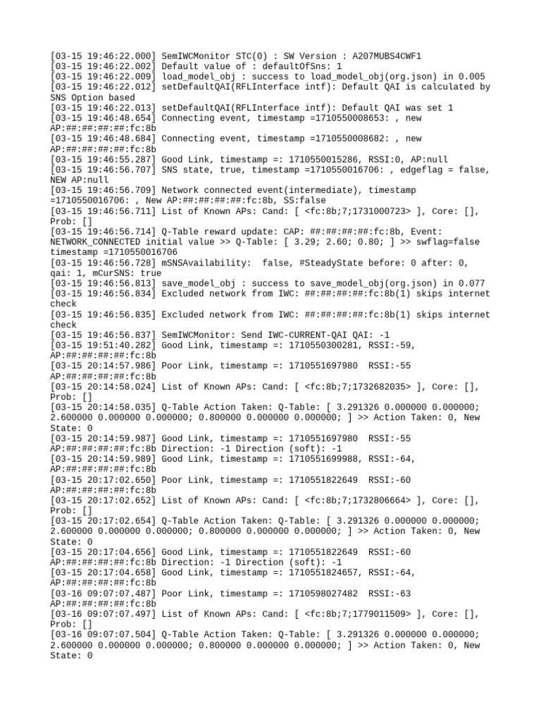 Iwc Dump | PDF | Computing | Wireless Networking