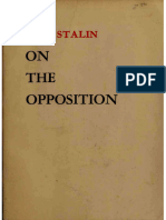 Stalin, On The Opposition