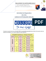 2º Año CB Actividad de Diagnóstico Lengua Extranjera Inglés (1)