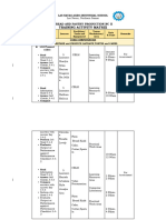 H.training Matrix