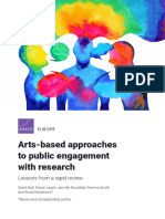 Arts-Based Approaches To Public Engagement With Research