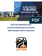 Lista de Materiales - Guía de Admisión Artes Plásticas - PDF-1