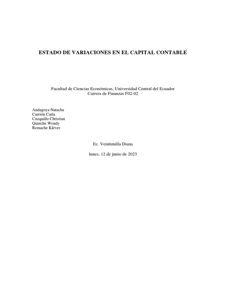 Tarea grupal 1 consulta estado de variaciones en el capital
