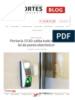 Portaria 1510 - Saiba Tudo Sobre A Lei Do Ponto Eletrônico