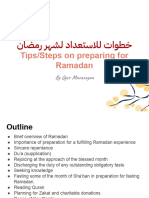 Tips On Preparing For Ramadan