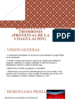 Hemostasia y Trombosis (Proteínas de La Coagulación)