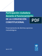 Pnud - Costeo de Participacion La Ciudadana en La Convencion Constitucional - VF