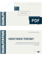 Grounded Theory, Case Study, and Historical Research