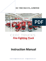 Isuzu ELF 5CBM Fire Truck Manual 2020