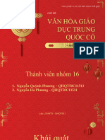 Nhóm-16_LSVMTG-QHQT50.1_LT_Văn Hóa Giáo Dục Trung Hoa