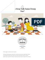 Pernah Deep Talk Sama Orang Tua - Greatmind