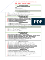 MALLA CURRICULAR Computacion e Informática