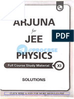 Physics Module Solution Booklet - Arjuna Jee 2025