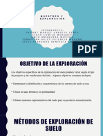 MUESTREO Y EXPLORACIÓN Expo