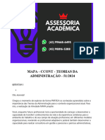 (43)99668 6495 Assessoria Mapa - Ccont - Teorias Da Administração - 51 2024