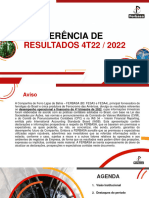 Apresentação de Resultados 4T22