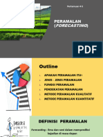 Pertemuan 4-5 - Peramalan (Forecasting)