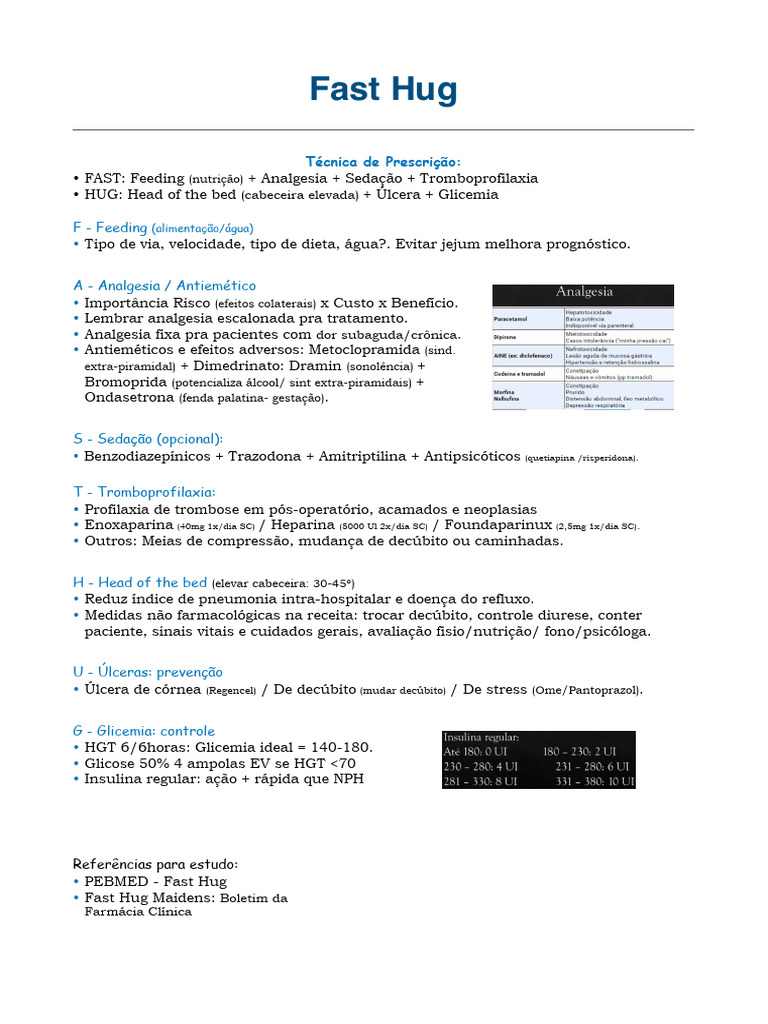 Protocolo Fast Hug para UTI | PDF | Bem-estar