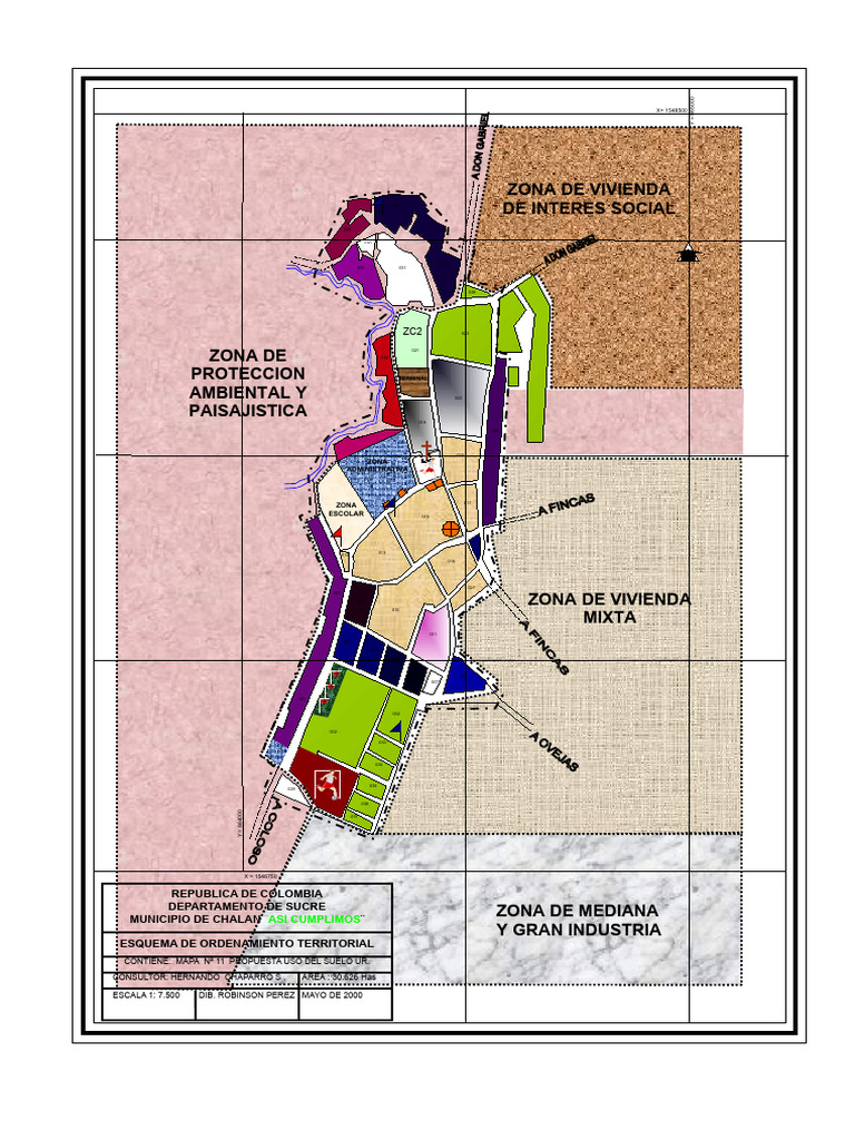 Uso Del Suelo Urbano Propuesto | PDF