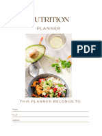 Nutrition Planner-Ready To Print