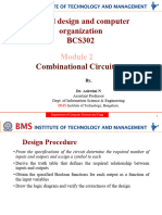 Digital Design and Computer Organization BCS302: Combinational Circuits