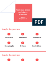 Aula 3 (EM1) - Módulo 3 - Proteínas, Ácidos Nucleicos e Vitaminas