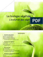 La Biologie Végétale Evolution