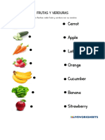 Frutas Yverduras en Ingles