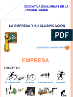 Clasificacion de Las Empresas Powerpoint