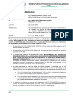 Carta #03 Inicio de Obra