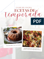 Descargable Regaloclase de Cocina Recetas de Temporada