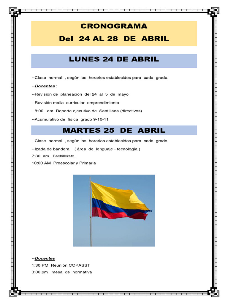 24 Al 28 de Abril | PDF | Science