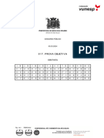 Gabarito Vunesp Mogi 24 PDF